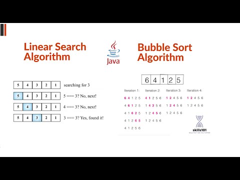 Linear Search In Java Program And Bubble Sort In Java Program Hindi