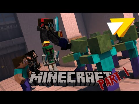 A VERY CHAOTIC START! | Minecraft part 1