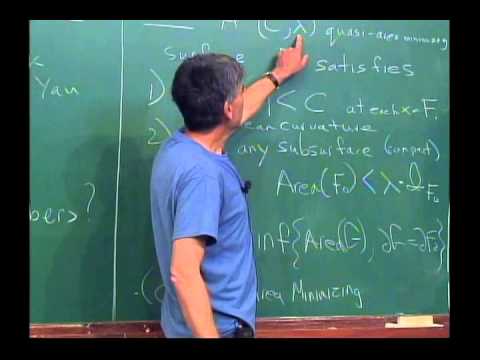 Joel Hass - Minimal surfaces in 3-manifolds that fiber over S^1