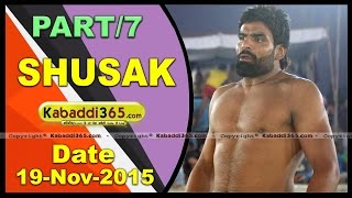 (1) Shushak ( Ferozpur) Kabaddi Tournament 19 Nov 2015