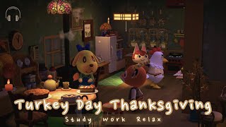Animal Crossing Turkey Day / Thanksgiving🍂 Nostalgia - Classic Jazz 🍂 