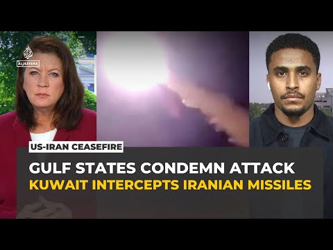 Kuwait intercepts Iranian missiles as Gulf states condemn attack; US imposes new sanctions on Iran