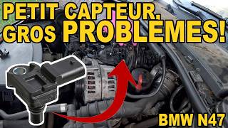 Comment remplacer le capteur MAP d'un BMW diesel avec le moteur N47. FACILE!