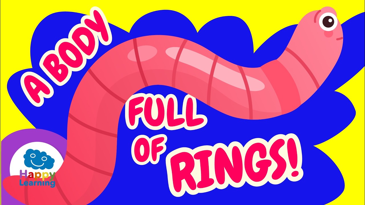 🪱 ANNELIDS: A RARE BODY | Educational Videos for Children | @HappyLearningEN