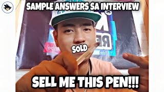 SELL ME THIS PEN | Best Answer 2021 | TIPS AND TRICKS