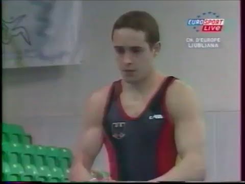 Sven KWIATKOWSKI (GER) vault - 2004 Europeans Ljubljana Team