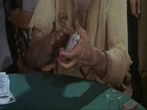 Trinity is still my Name -shuffling cards done slow motion