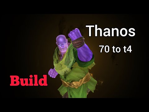 THANOS  🔥   level 70 to t4 Full build cost in Marvel future fight (mff)