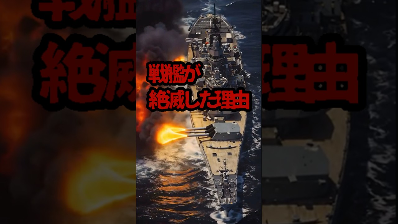 戦艦大和やアイオワ級が消えた理由とは？ #戦艦 #大和 #アイオワ級