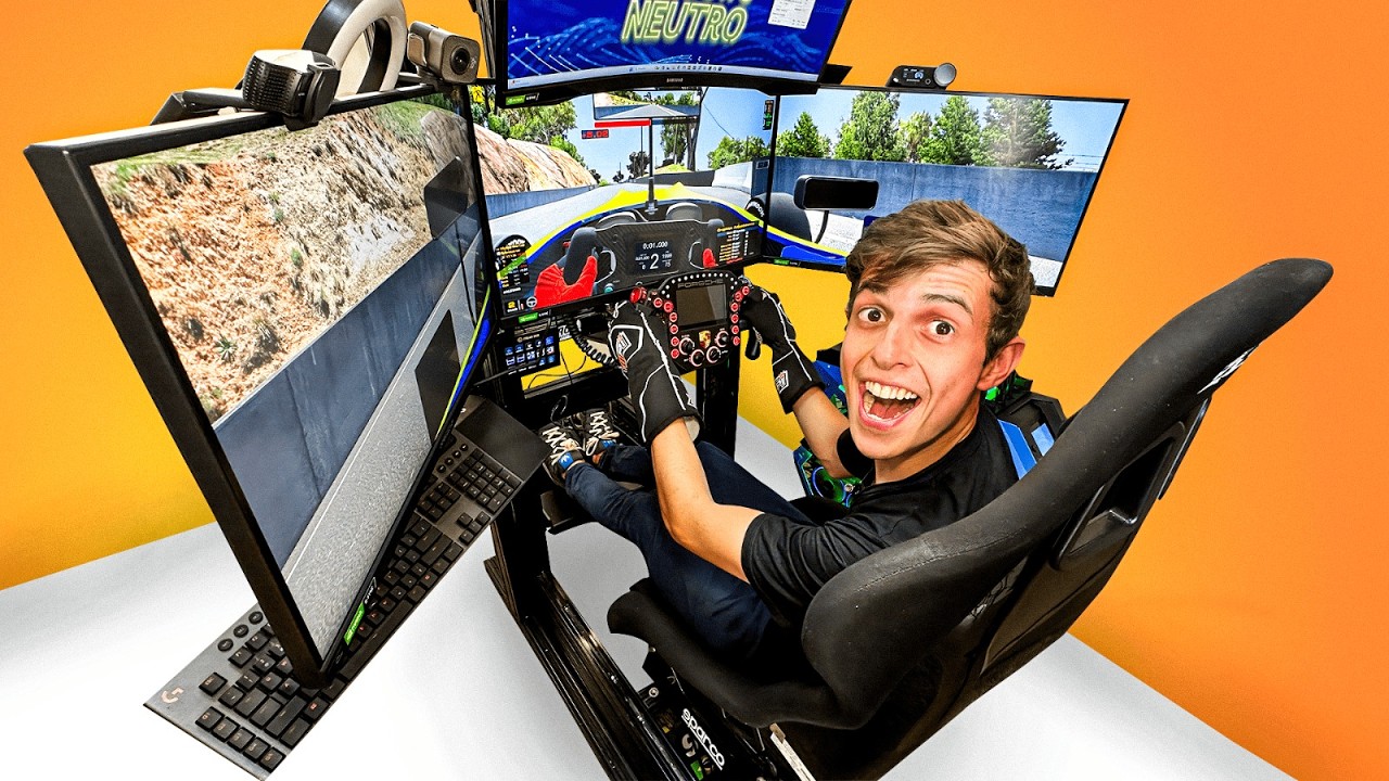 VISITEI O SETUP DE UM PILOTO PROFISSIONAL