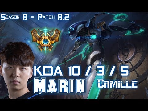 MaRin CAMILLE vs RYZE Top - Patch 8.2 KR Ranked