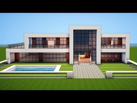 WiederDude Tutorials - Minecraft: How to Build a Modern House - Easy Tutorial