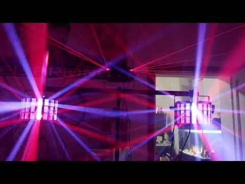 2 CAMEO SUPERFLY XS and 15 EYES RGB LASER DISCO LIGHT