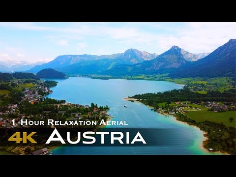 [4K] AUSTRIA 🇦🇹 1 Hour Drone Relaxation Film With Calming Music