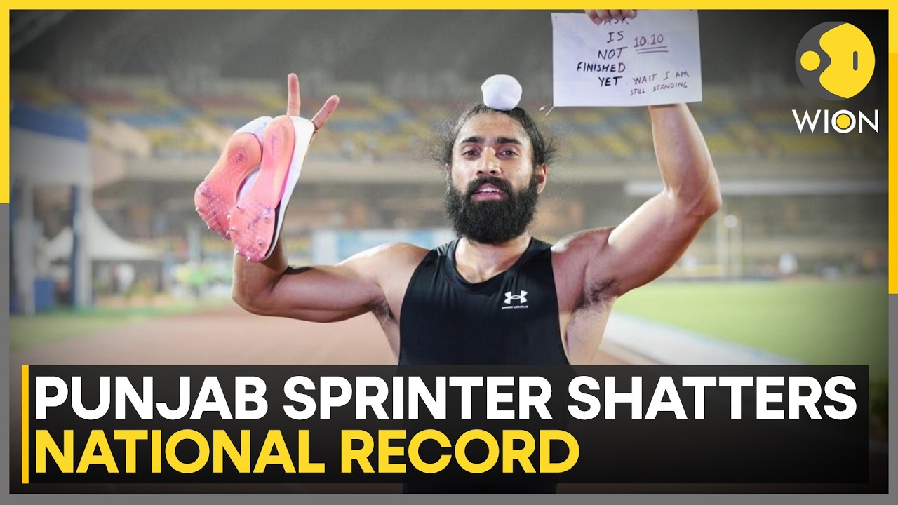 Punjab Sprinter Shatters National Record | WION NEWS