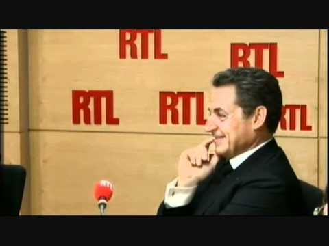 Laurent Gerra imite Nicolas Sarkozy  présent dans les studios d'RTL