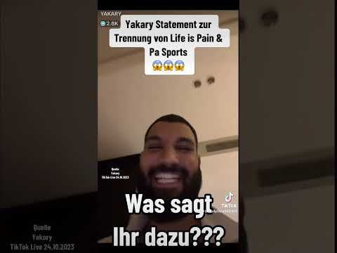 Yakary Statement zur Trennung von Life is Pain & Pa Sports #yakary #lifeispain #pasports #statement