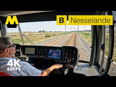4K Metro Cabview | 🚇 RET Line B to Nesselande | 🇳🇱 Rotterdam | Bombardier Flexity Swift HSG3