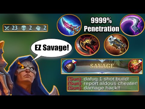 ALDOUS FULL PENETRATION BUILD TO GET EASY SAVAGE! NEW 1 HIT BUILD🔥ALDOUS BEST BUILD 2022 - MLBB