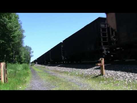 HD: SOLID CRQ LASH-UP ON NS 539-Last Two Blue SD60I's Scream Through Lilly, PA!