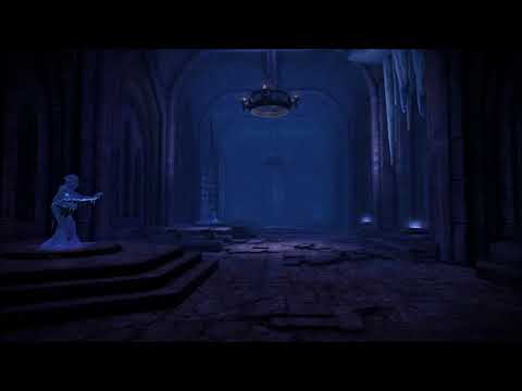 Skyrim - Forgotten Vale Inner Sanctum Ambiance (echos, ice, wind, white noise, live wallpaper)