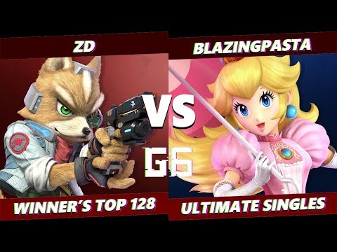 Glitch 6 SSBU - Demise | ZD (Fox) VS BlazingPasta (Peach) Smash Ultimate Winner's Top 128