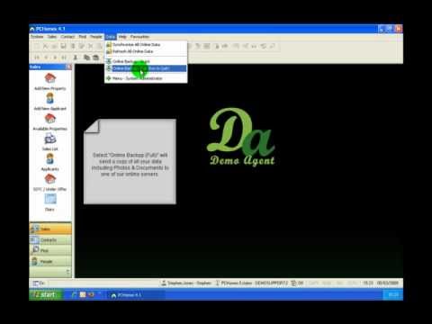 How to run online backup full in PCHomes V4 How to run online backup full in PCHomes V4