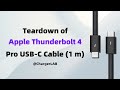 Affordable Option | Teardown of Apple Thunderbolt 4 Pro USB-C Cable (1M)