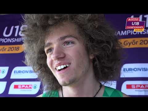 Vesselin Jivkov (BUL) after semi finals of the 200m