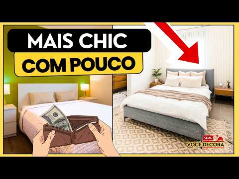 🤑QUARTO CHIC SEM GASTAR MUITO | 10 ideias de decoração simples e elegante