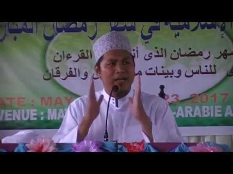 "Pagbista sin ginhawa baran" | Ustz. Haikal Amilhamza