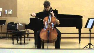 Bach Cello Suite VI: Sarabande - Victor Esteban