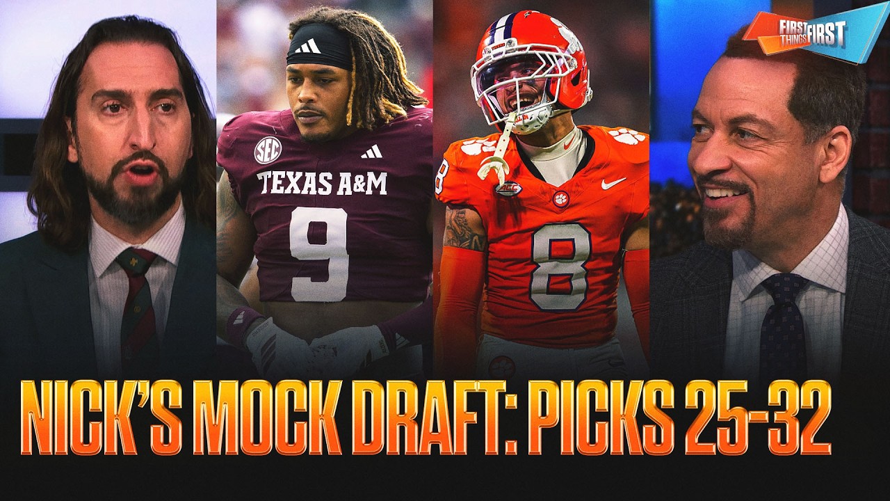 Patriots take Cashius Howell, Seahawks eye corner help, celeb picks in Nick's Official Mock Draft