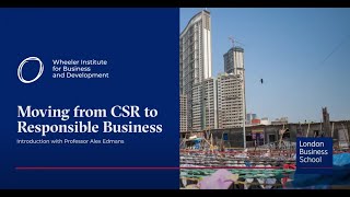 Moving from CSR to responsible business