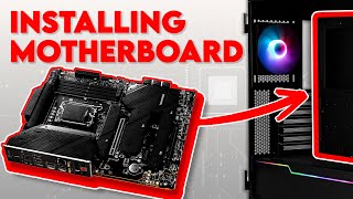 How to Install Motherboard in Gaming PC  - EASY step-by-step instructions
