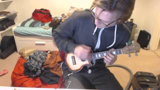 Video thumbnail for New "paint job" for the Mahalo Les Paul ukulele by Robin N Music