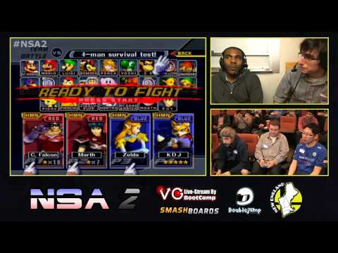 NSA 2 - LiquidKDJ & Dazwa Vs. Gravy & Flow | JesiahTEG - SSBM Losers Finals - Smash Melee