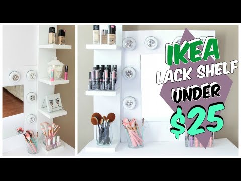 image-What can be used as a makeup vanity?