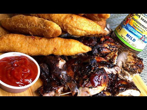 Jerk Chicken and Festival Recipe🔥🔥! || #jerkchicken #festival #jamaican #jerk
