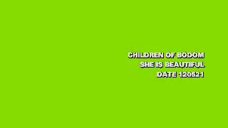 Children Of Bodom - She Is Beautiful (Instrumental)