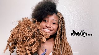 Take Out My Box Braids With Me!!