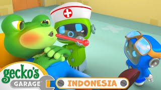 Download lagu Gecko Sakit, TOLONG...! | Garasi Gecko | Kartun Populer Anak-Anak | Seru dan Mendidik mp3
