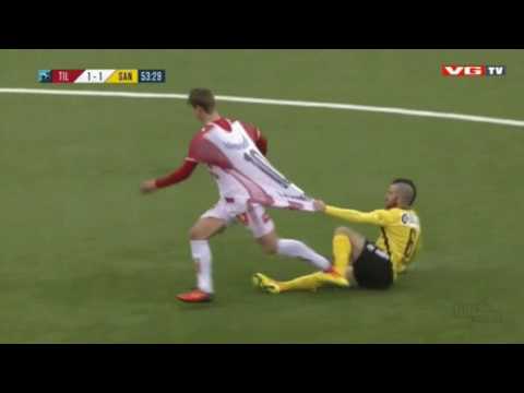 Footballer finds an alternative way of transportation in Tromsø VS Sandefjord