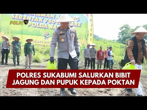 PRESISI UPDATE : POLRES SUKABUMI SALURKAN BIBIT JAGUNG DAN PUPUK KEPADA POKTAN 01/02/2026 (18.00)