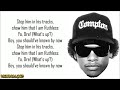 Eazy E Real Muthaphuckkin G S Lyrics