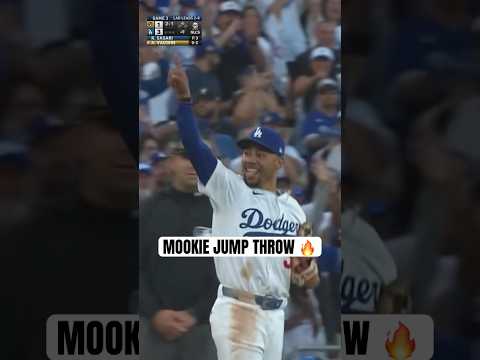 This throw by Mookie Betts from short 😮‍💨