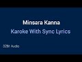 Minsara Kanna Karoke With Synchronized Lyrics