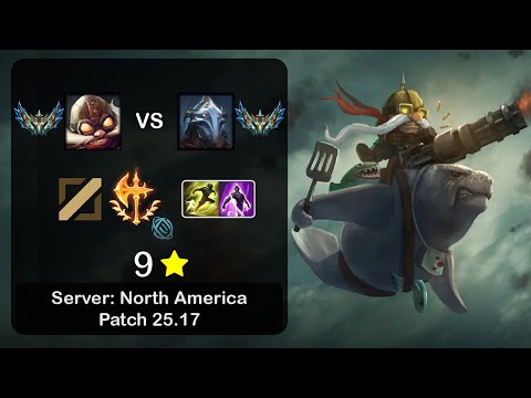 Corki Mid vs Viktor - NA Challenger - Patch 25.17