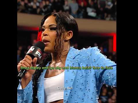 iyo sky slap to bianca belair face to face 😈😱😢 shorts edit WWE #iyosky #rhearipley #ytshort #wwe