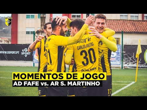 Momentos de Jogo: AD Fafe 2 - 1 AR S. Martinho | Campeonato de Portugal 20/21 | 13.ª jornada